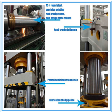 2017 OEM Sac Damgalama Parçaları Alüminyum Profil İçin Kullanılan Hidrolik Boru Delme Presi Rotor Kesme Makinesi 5 Ton Die