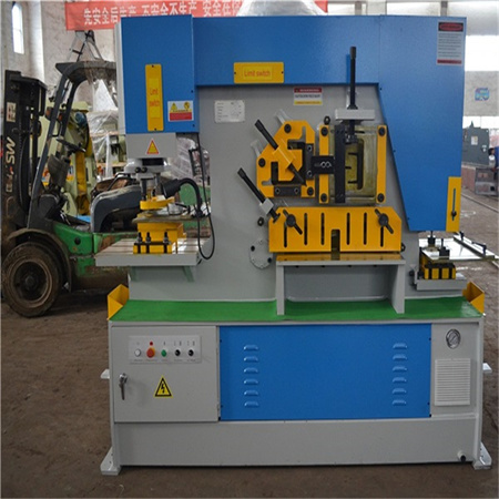 APEC CNC Yaygın olarak kullanılan Hidrolik Demirci, delme ve kesme makinesi hidrolik demirci çelik çubuk kesme makinası