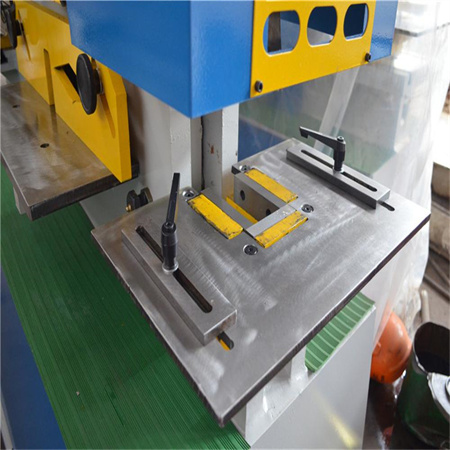 Demir İşleme Makinesi Metal Çok Fonksiyonlu Hidrolik Demir İşleme Kombine Delme ve Kesme Makinesi Açılı Metal Kesme Makinesi